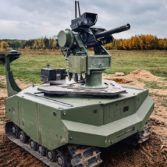 SABER Combat Module Successfully Integrated with GEREON Platform by ARX Robotics and ROBONEERS; M2 and MK 19 Systems to Launch by Year-End