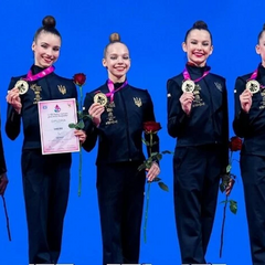 Украина в топ-3 чемпионата по художественной гимнастике
