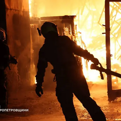 Спалах цивільного підприємства у Дніпрі