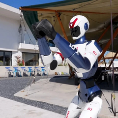 Робот, похожий на человека, в Китае