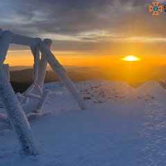 Сильний шторм у Карпатах