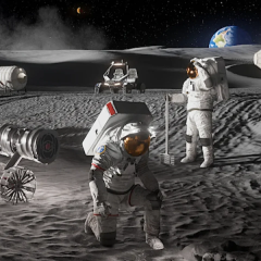 NASA hired four companies to build a lunar base