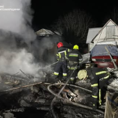 Пожежа знищила будинок на Житомирщині