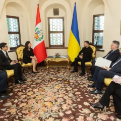 Zelensky received credentials from ambassadors