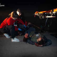 Пожежа після удару в Одеській області