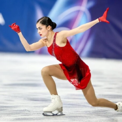 Russian figure skaters at Olympics-2026