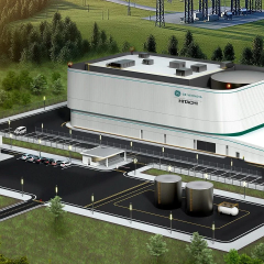 Atomic station with small reactors