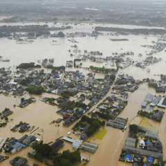 Повінь у Японії: зросла кількість жертв