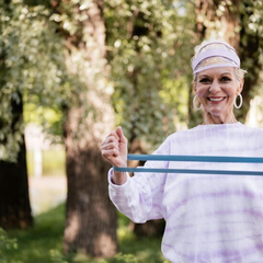 Pensioners relax in a sanatorium