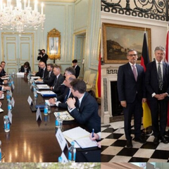 Василий Ермак на пресс-конференции в Лондоне