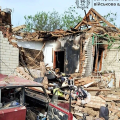 Раненные и жертва от ракетного удара