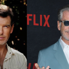 Pierce Brosnan and wife on a romantic date in Beverly Hills