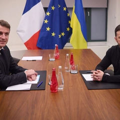 Встреча Зеленского с Макроном и Рютте