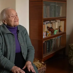 101-летняя разведчица смеется с Путина