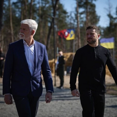 Президент Чехии встречается с украинскими деловыми представителями