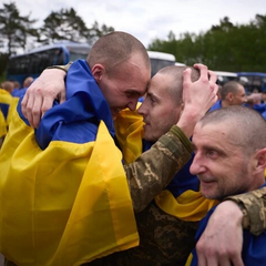 Российские заключённые в украинских местах удержания