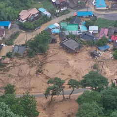 Сильні зливи в Південній Кореї. Жертви