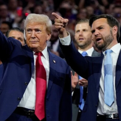 Трамп и флаг Украины на Олимпийских играх