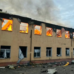 Russian military attacks on Zaporizhzhia region