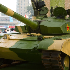 Future tank with nuclear reactor