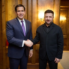 Zelensky and Rubio discuss energy system at conference