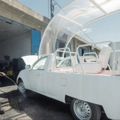 Франциск у папамобілі