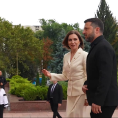 Зеленський прибув до Кишинева на святкування