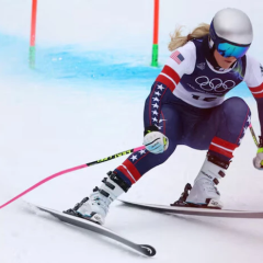Ліндсі Вонн на Олімпіаді після травми