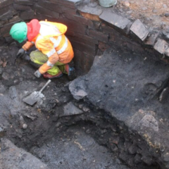Iron Age archaeological burial in Scotland