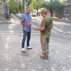 Намети встановлює ТЦК в Одесі