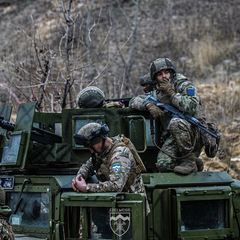 Карта зон боевых действий в Украине