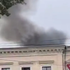 Пожар в гостинице в центре Черновцов
