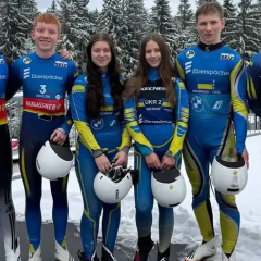 Українські саночники вибороли бронзу