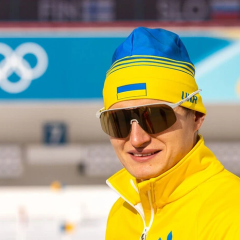 Ukrainian biathletes at the Olympics