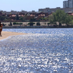 Жаркий день в Киеве