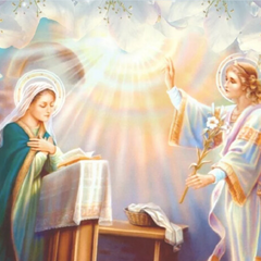 Символічне зображення Благовіщення Пречистої Діви Марії