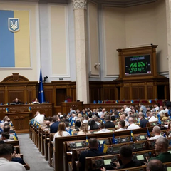 Группа мужчин обсуждает выезд за границу