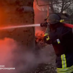 Российские войска обстреливают село на Херсонщине