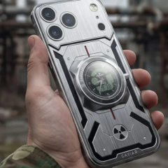 iPhone 17 Pro with Geiger counter
