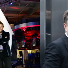 Лого SpaceX на фоні Nasdaq
