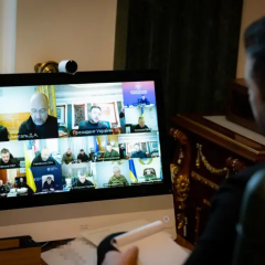 Zelensky energy system meeting Kyiv six regions