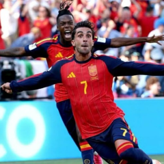 North Macedonia celebrates Spain's victory in the 2026 FIFA World Cup