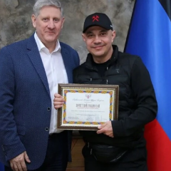 Konstantin Zhu in occupied Donetsk