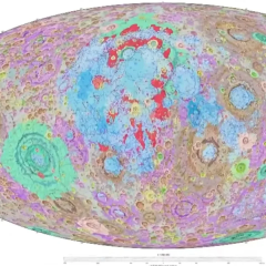 Detailed map of the Moon from China