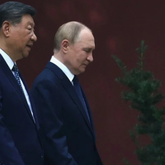 Путин в поездке в Китай