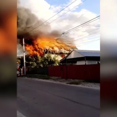 Пожежа в Броварах, працює ДСНС