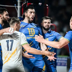 Игровое поле волейбольного матча Украина – Нидерланды