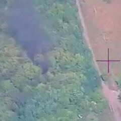 Знищення БМ-21 Град дронами