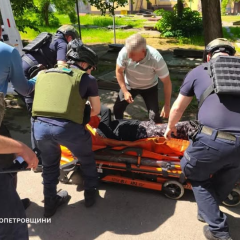 Раненые в результате нападения на Днепропетровщине