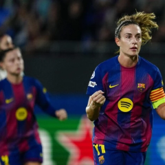 Alexia Putellas in footballer outfit